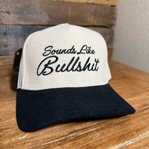 Sounds Like BullShit CC Trucker Hat Corduroy NWT from RANCH DRESS’N